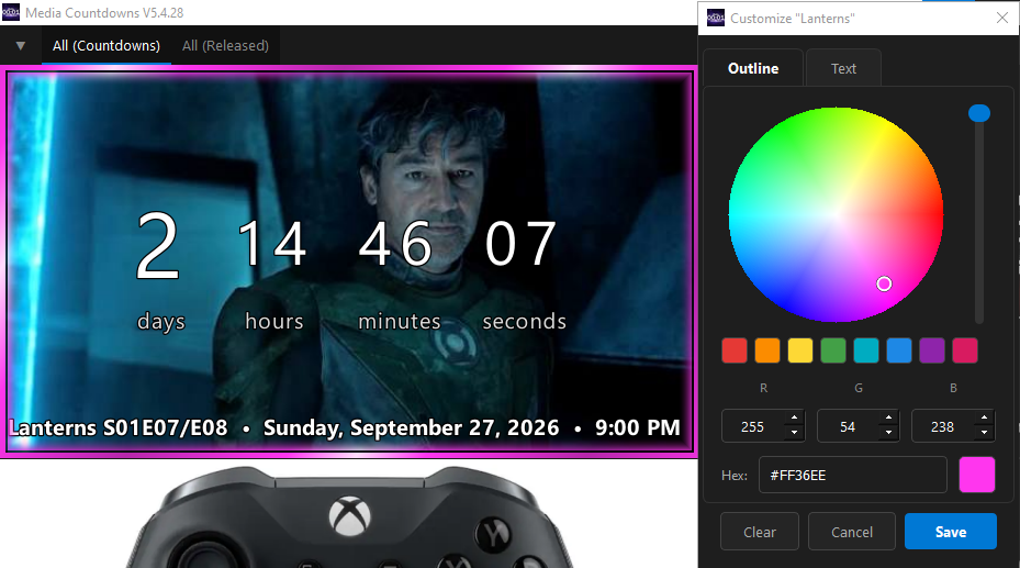 Media Countdowns Screenshot 3